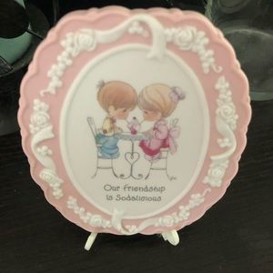 Precious moments ceramic plaque